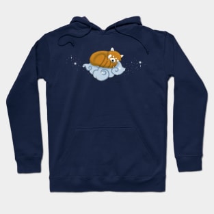 Sleeping Red Panda Cloud Hoodie